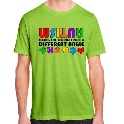 Colorful - Autism Awareness - Seeing The World From A Different Angle Adult ChromaSoft Performance T-Shirt