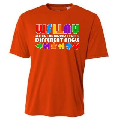 Colorful - Autism Awareness - Seeing The World From A Different Angle Cooling Performance Crew T-Shirt