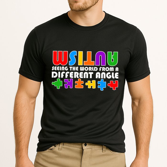 Colorful - Autism Awareness - Seeing The World From A Different Angle Performance Shirt