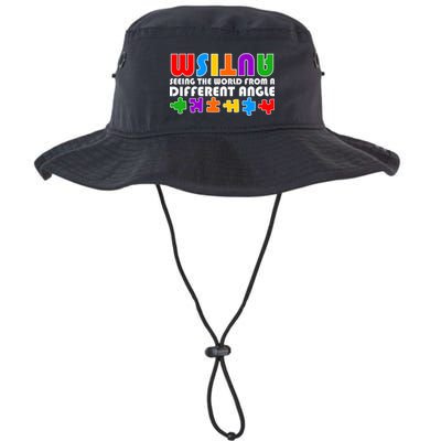 Colorful - Autism Awareness - Seeing The World From A Different Angle Bucket Hat