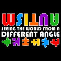 Colorful - Autism Awareness - Seeing The World From A Different Angle Drawstring Bag