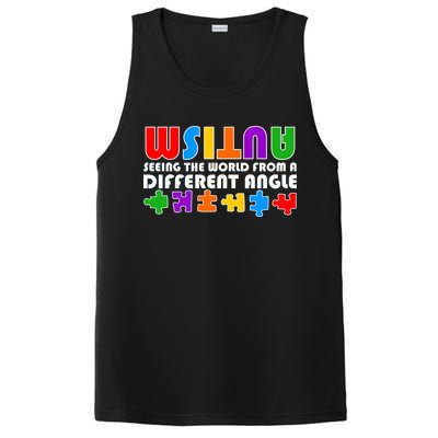 Colorful - Autism Awareness - Seeing The World From A Different Angle PosiCharge Competitor Tank