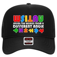 Colorful - Autism Awareness - Seeing The World From A Different Angle Trucker Hat