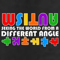 Colorful - Autism Awareness - Seeing The World From A Different Angle Trucker Hat
