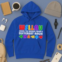 Colorful - Autism Awareness - Seeing The World From A Different Angle Hoodie