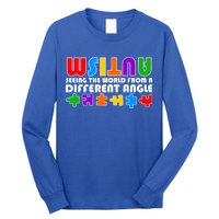 Colorful - Autism Awareness - Seeing The World From A Different Angle Long Sleeve Shirt