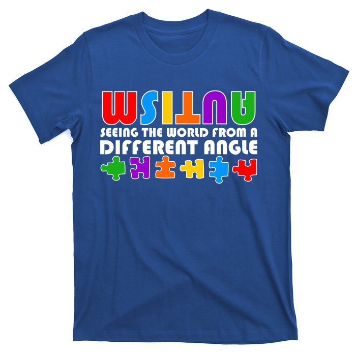 Colorful - Autism Awareness - Seeing The World From A Different Angle T-Shirt