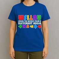 Colorful - Autism Awareness - Seeing The World From A Different Angle T-Shirt