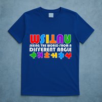 Colorful - Autism Awareness - Seeing The World From A Different Angle T-Shirt