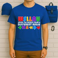 Colorful - Autism Awareness - Seeing The World From A Different Angle T-Shirt