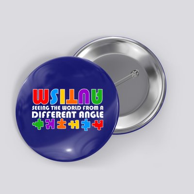 Colorful - Autism Awareness - Seeing The World From A Different Angle Button