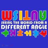 Colorful - Autism Awareness - Seeing The World From A Different Angle Button