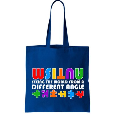 Colorful - Autism Awareness - Seeing The World From A Different Angle Bag