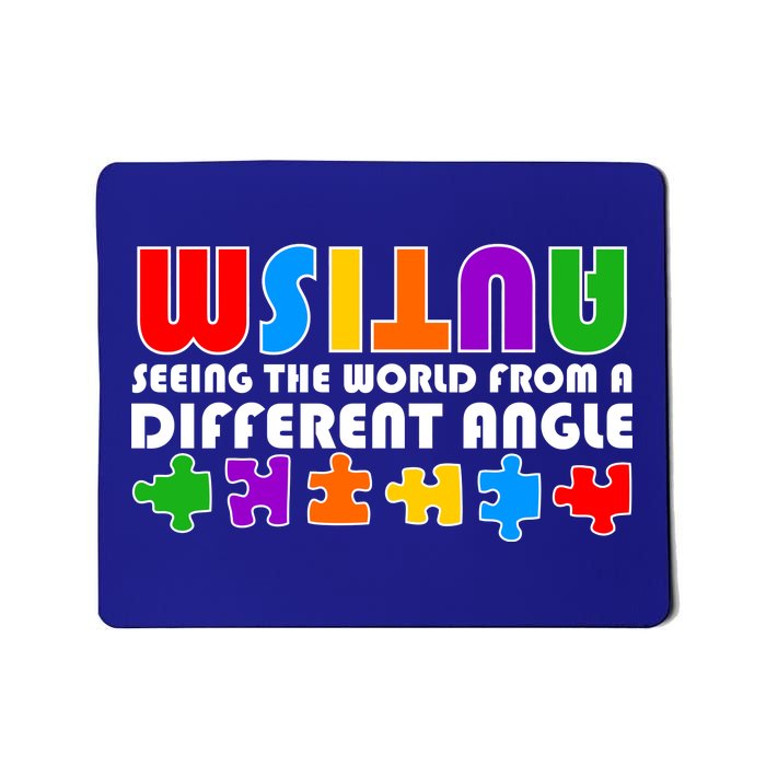 Colorful - Autism Awareness - Seeing The World From A Different Angle Mousepad