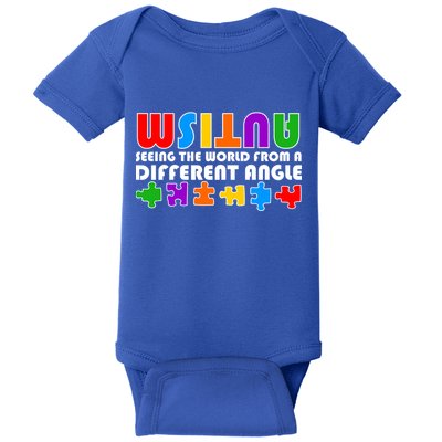 Colorful - Autism Awareness - Seeing The World From A Different Angle Baby Bodysuit