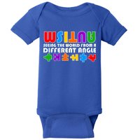 Colorful - Autism Awareness - Seeing The World From A Different Angle Baby Bodysuit