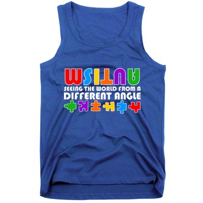 Colorful - Autism Awareness - Seeing The World From A Different Angle Tank Top