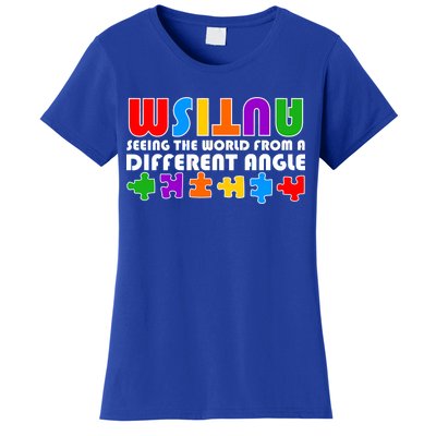 Colorful - Autism Awareness - Seeing The World From A Different Angle Women's T-Shirt