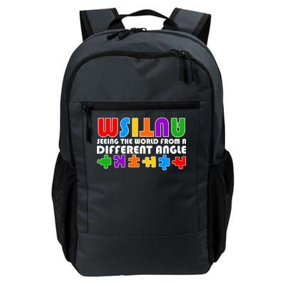 Colorful - Autism Awareness - Seeing The World From A Different Angle Daily Commute Backpack