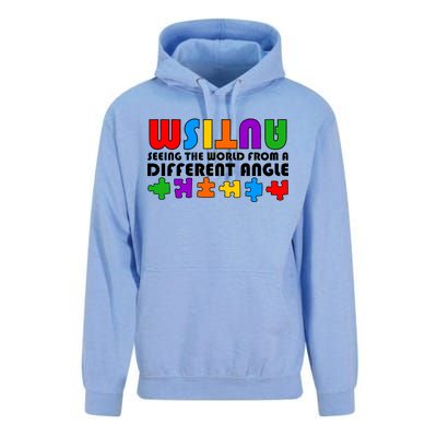 Colorful - Autism Awareness - Seeing The World From A Different Angle Unisex Surf Hoodie