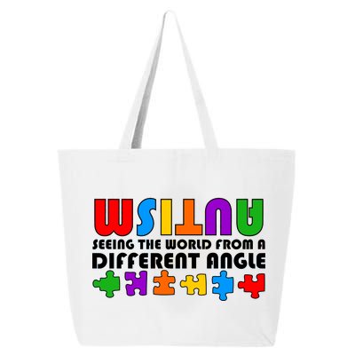 Colorful - Autism Awareness - Seeing The World From A Different Angle 25L Jumbo Tote