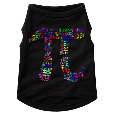 Colorful 3.14 Pi Day Mash-Up Doggie Tank