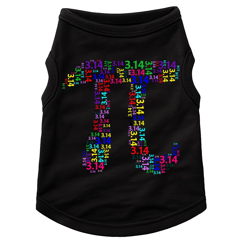 Colorful 3.14 Pi Day Mash-Up Doggie Tank
