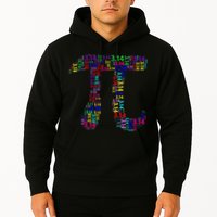 Colorful 3.14 Pi Day Mash-Up Hoodie