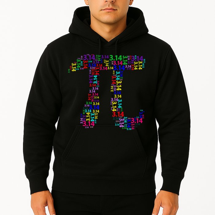 Colorful 3.14 Pi Day Mash-Up Hoodie