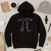 Colorful 3.14 Pi Day Mash-Up Hoodie