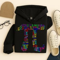 Colorful 3.14 Pi Day Mash-Up Hoodie