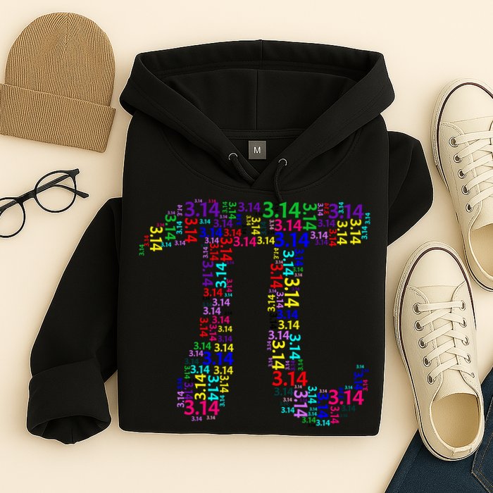 Colorful 3.14 Pi Day Mash-Up Hoodie