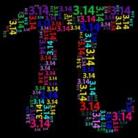 Colorful 3.14 Pi Day Mash-Up Hoodie