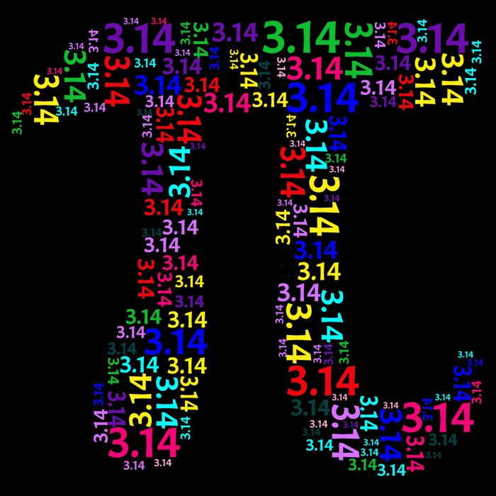 Colorful 3.14 Pi Day Mash-Up Hoodie