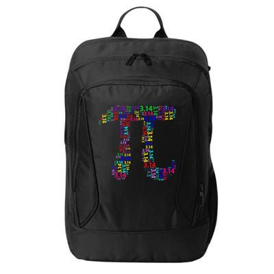 Colorful 3.14 Pi Day Mash-Up City Backpack