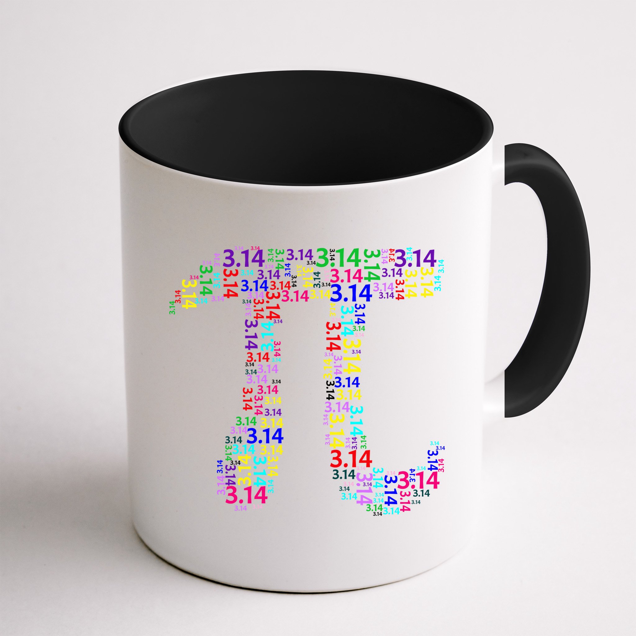 Colorful 3.14 Pi Day Mash-Up Mug
