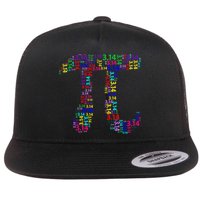 Colorful 3.14 Pi Day Mash-Up Flatbill Hat