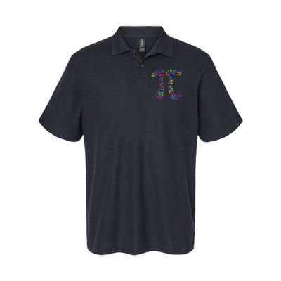 Colorful 3.14 Pi Day Mash-Up Polo