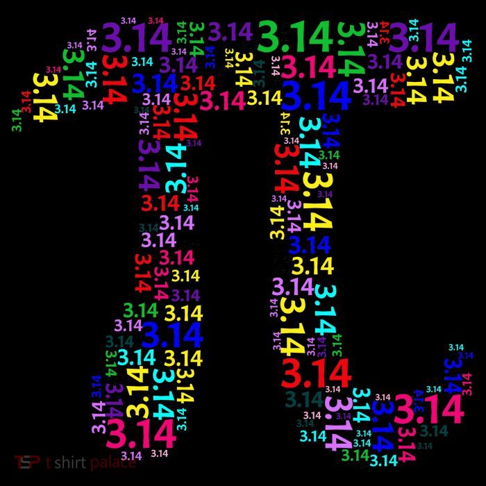 Colorful 3.14 Pi Day Mash-Up 16 in Basic Backpack