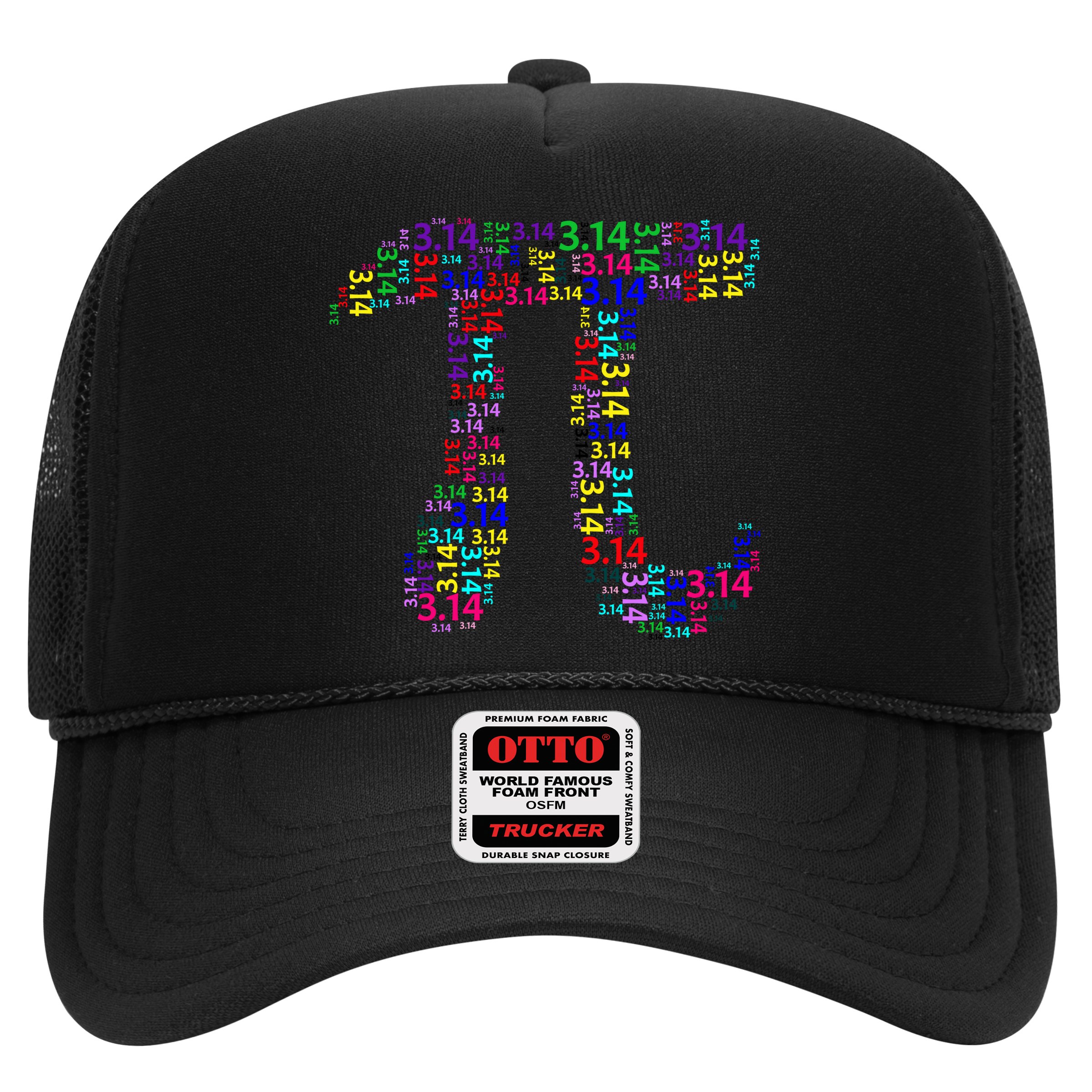 Colorful 3.14 Pi Day Mash-Up Hat