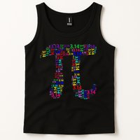 Colorful 3.14 Pi Day Mash-Up Tank Top