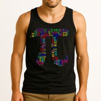 Colorful 3.14 Pi Day Mash-Up Tank Top