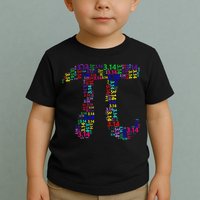 Colorful 3.14 Pi Day Mash-Up Toddler T-Shirt