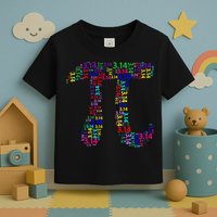 Colorful 3.14 Pi Day Mash-Up Toddler T-Shirt
