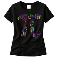 Colorful 3.14 Pi Day Mash-Up Womens T-Shirt