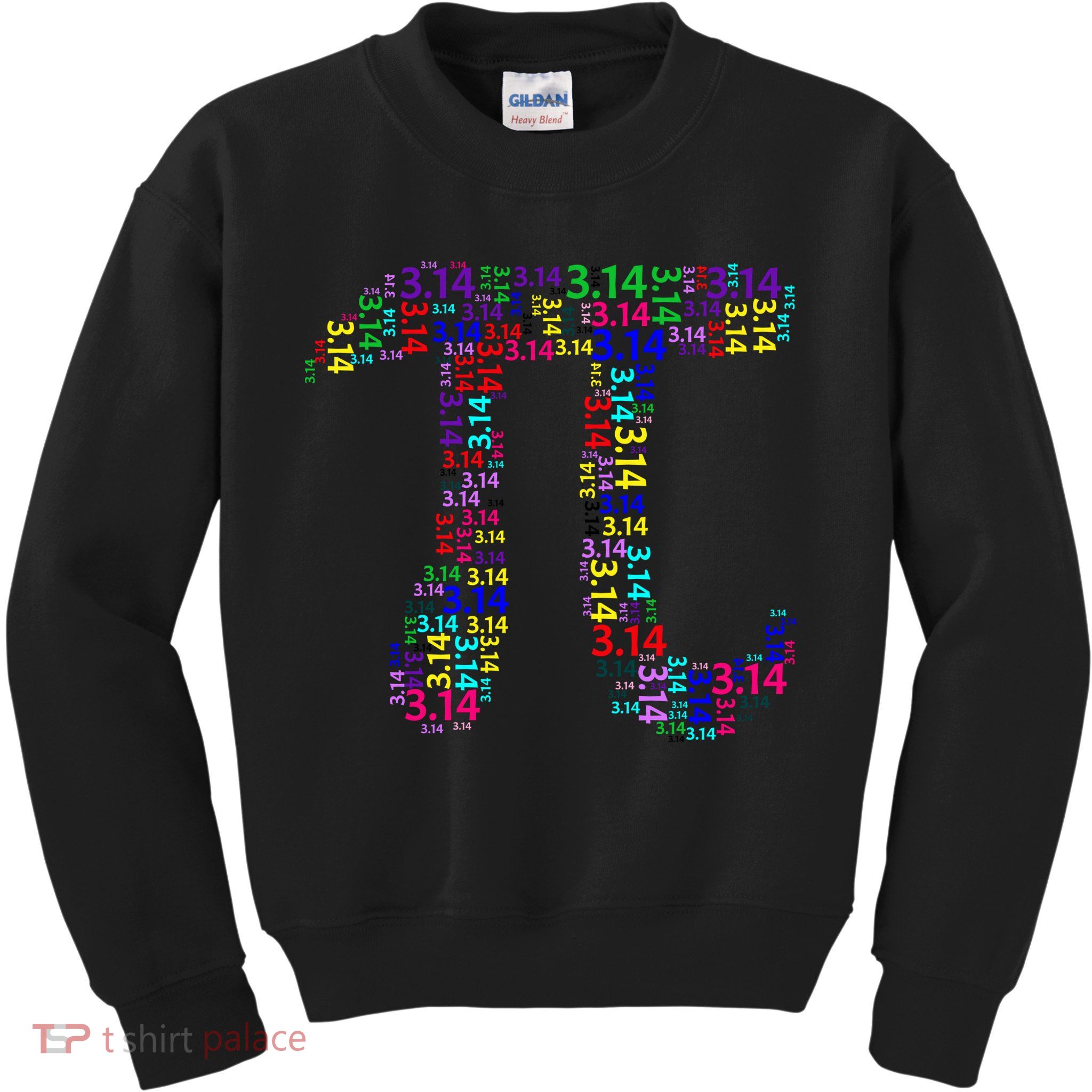 Colorful 3.14 Pi Day Mash-Up Kids Sweatshirt