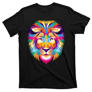 Colorful Abstract Lion T-Shirt