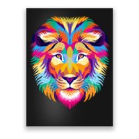 Colorful Abstract Lion Poster