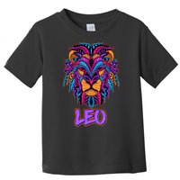 Colorful Abstract Lion Leo Zodiac Toddler T-Shirt