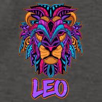 Colorful Abstract Lion Leo Zodiac Vector Backpack